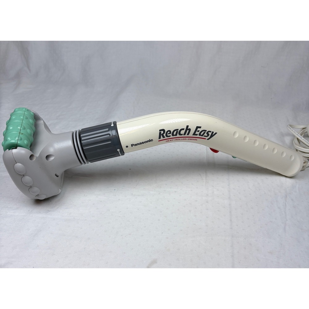 Panasonic Reach Easy EV298 Handheld Massager Heat Roller Swivel White Green